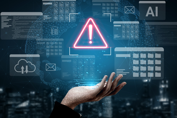 サプライチェーン全体のセキュリティ課題とリスクを可視化する概念イメージ