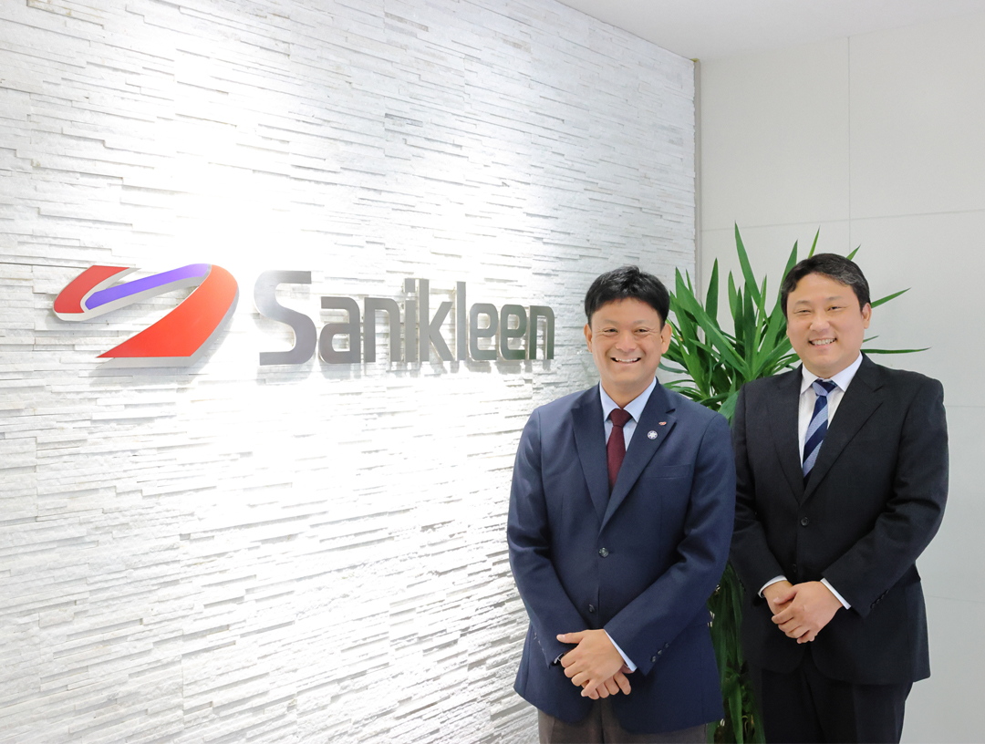 株式会社サニクリーン中国の脇野さま、畝岡さま